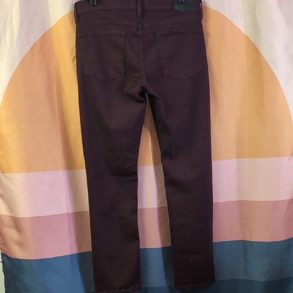 Men's Paige Federal Burgundy Jeans Size 31 - Picture 7 of 11